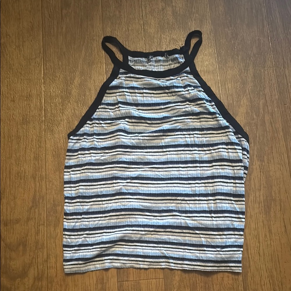 Striped Sleeveless Top